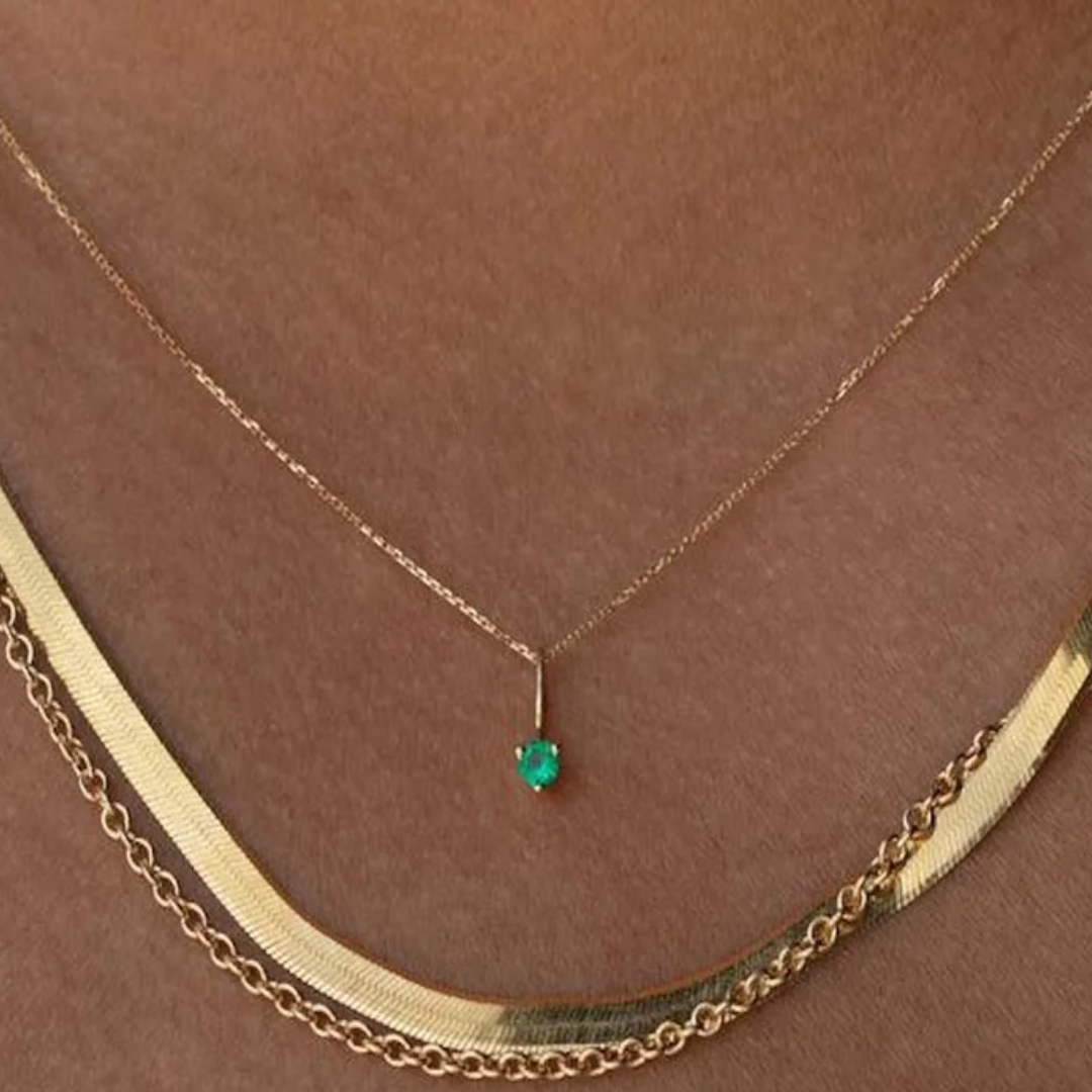 Pingente Ouro Birthday Stone