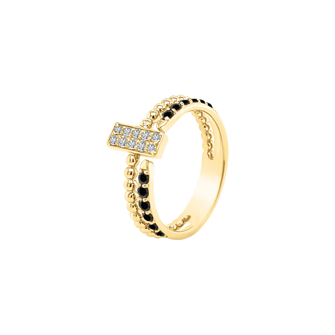 Anel Zoe Diamante Negro