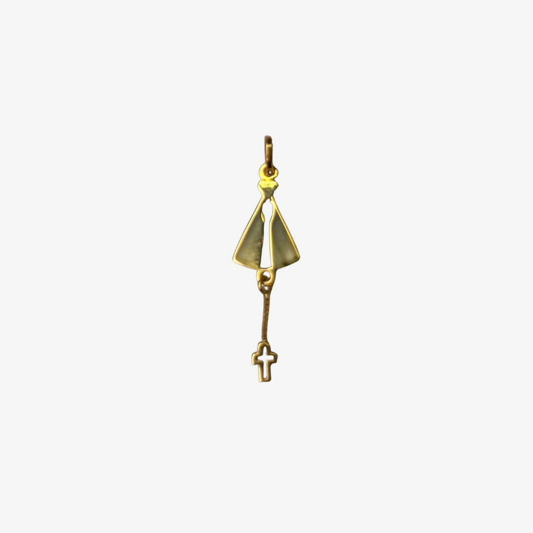 Pingente Ouro Amarelo Nossa Senhora de Aparecida