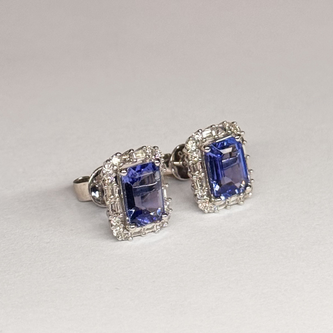 Brinco Azure Tanzanitas e Diamantes