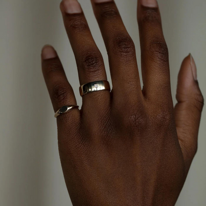 Aliança Basic Line Square Princess 6mm