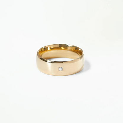 Aliança Basic Line Square Princess 6mm