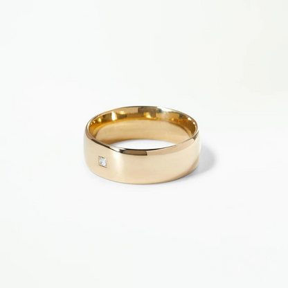 Aliança Basic Line Square Princess 6mm