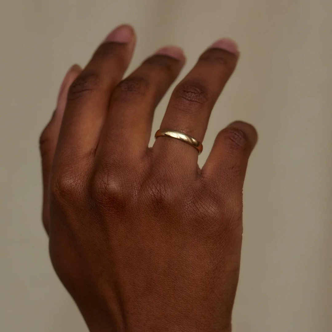 Aliança Basic Line Ouro Amarelo