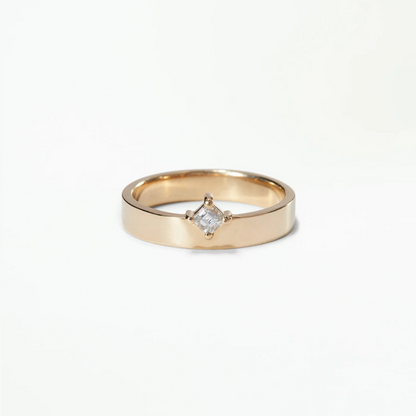 Aliança Basic Diamond Princess