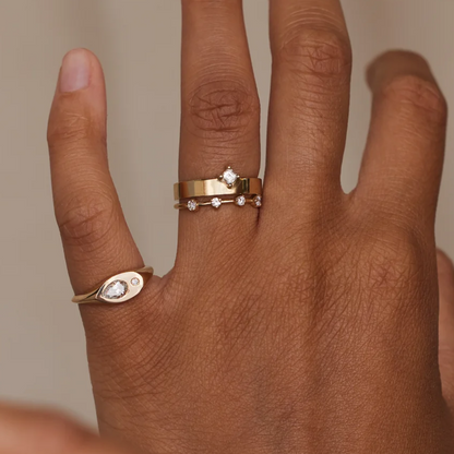 Aliança Basic Diamond Princess