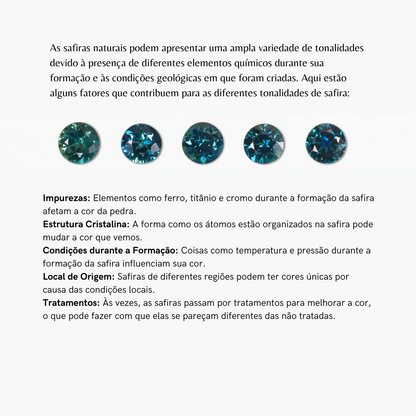 Aliança Basic Safira