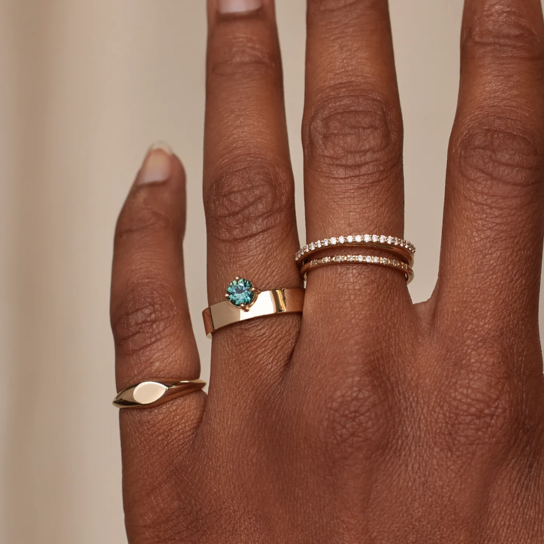 Aliança Basic Safira