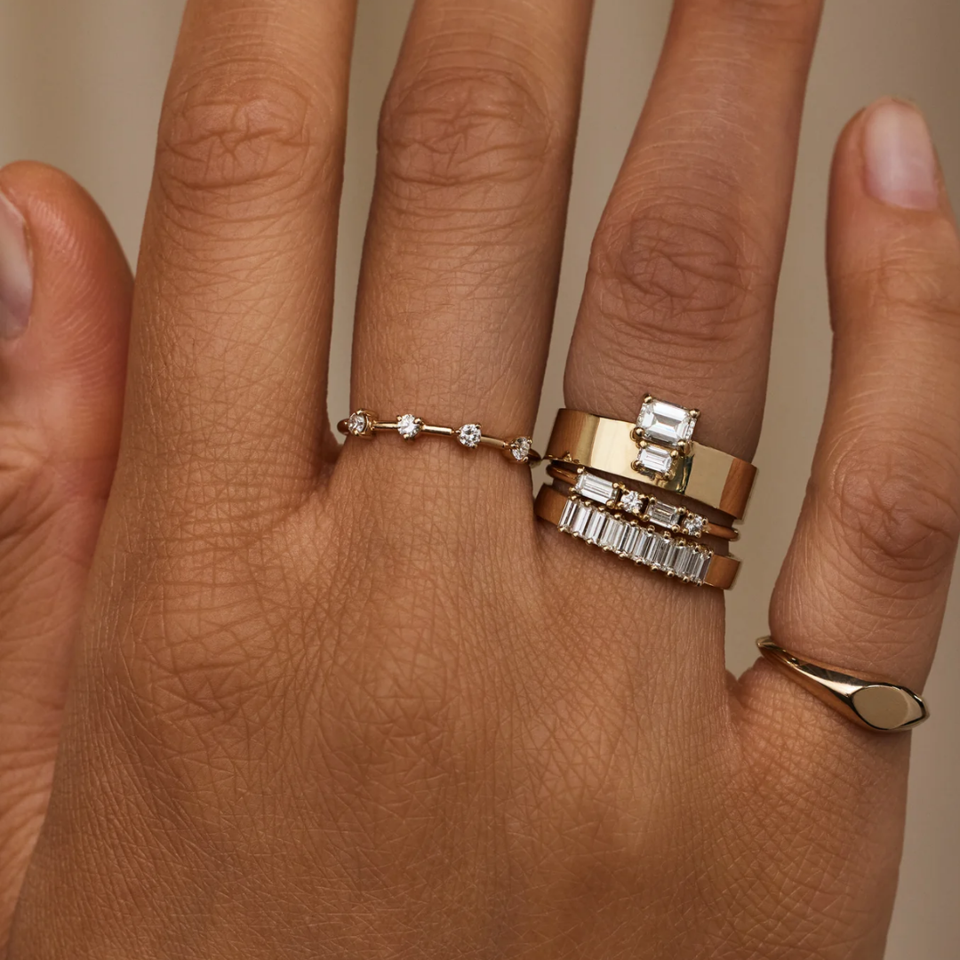 Aliança Basic Heritage Diamond N°2