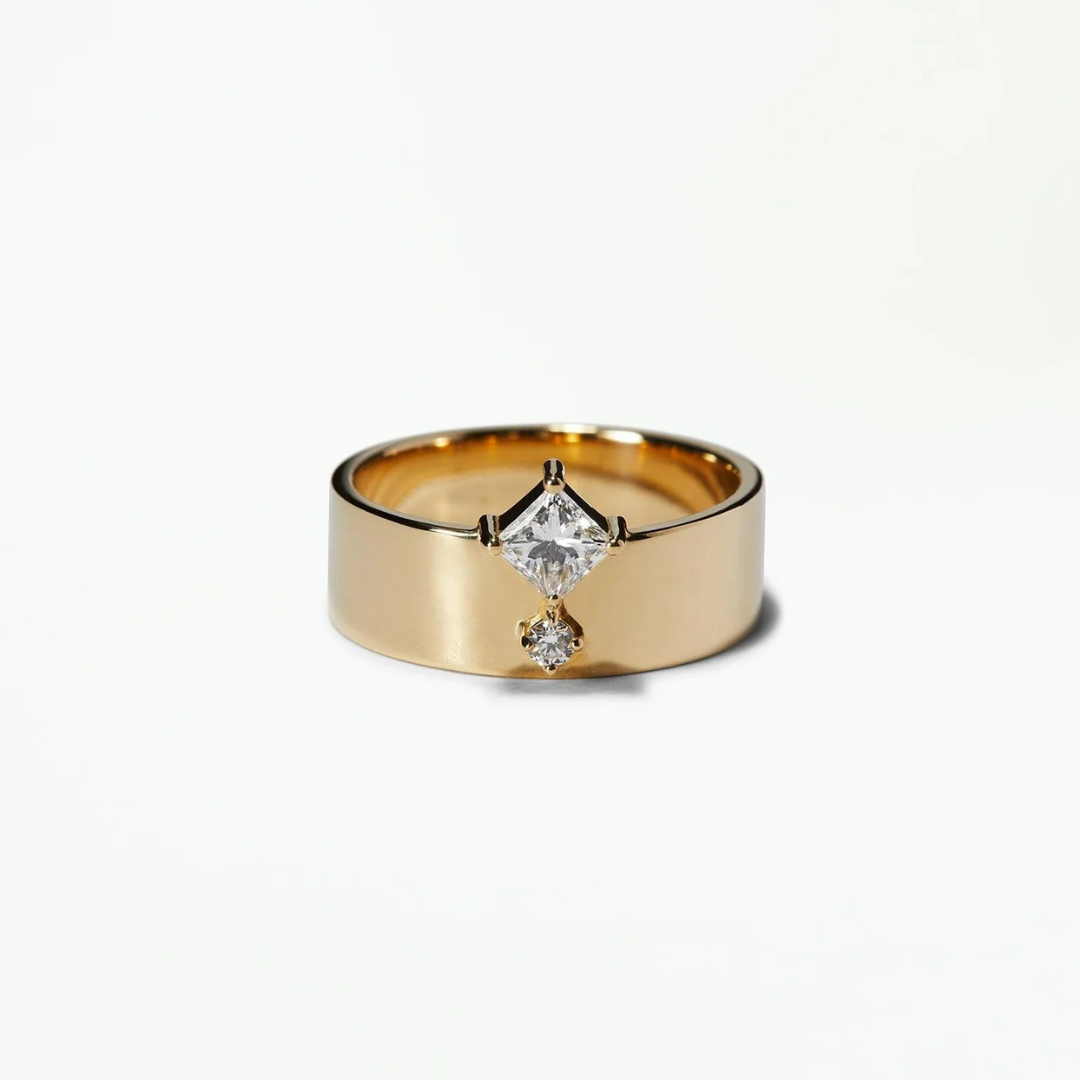 Aliança Basic Heritage Diamond