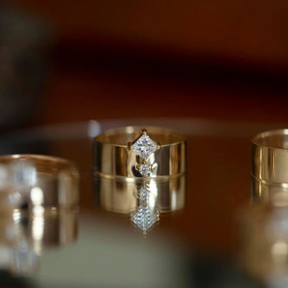 Aliança Basic Heritage Diamond