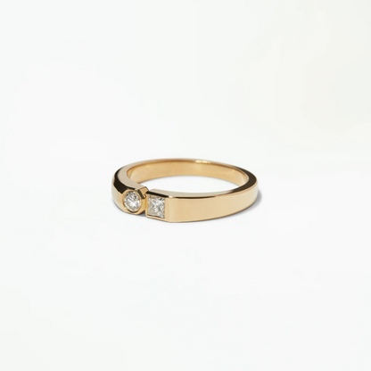 Aliança Merge Diamond