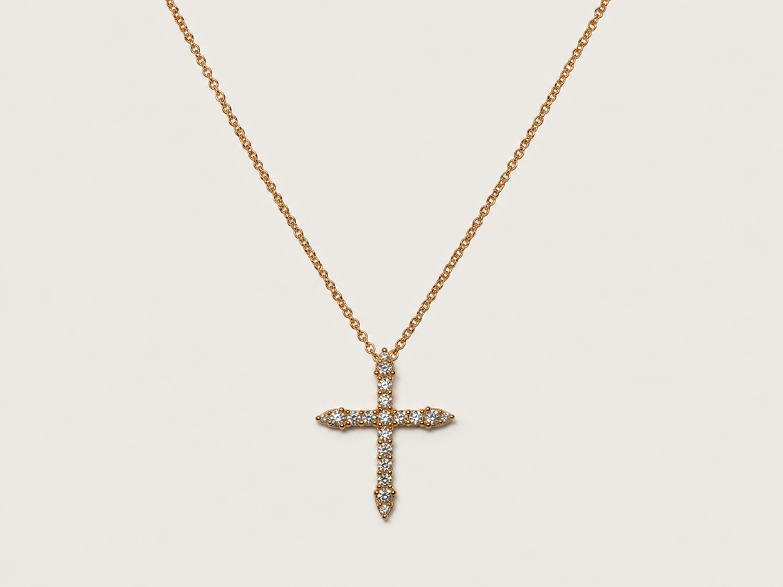 Colar Sacré em Ouro Amarelo 18k e Diamantes