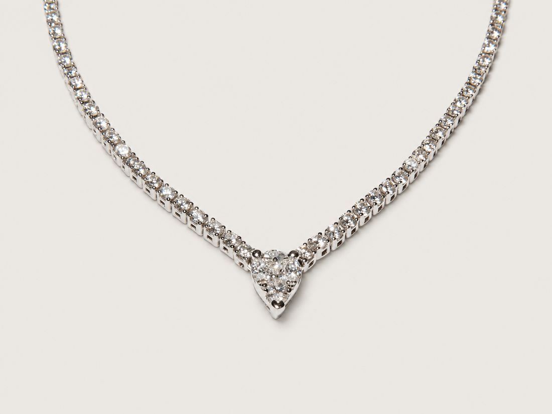 Colar Constellation Riviera em Ouro Branco 18k e Diamantes