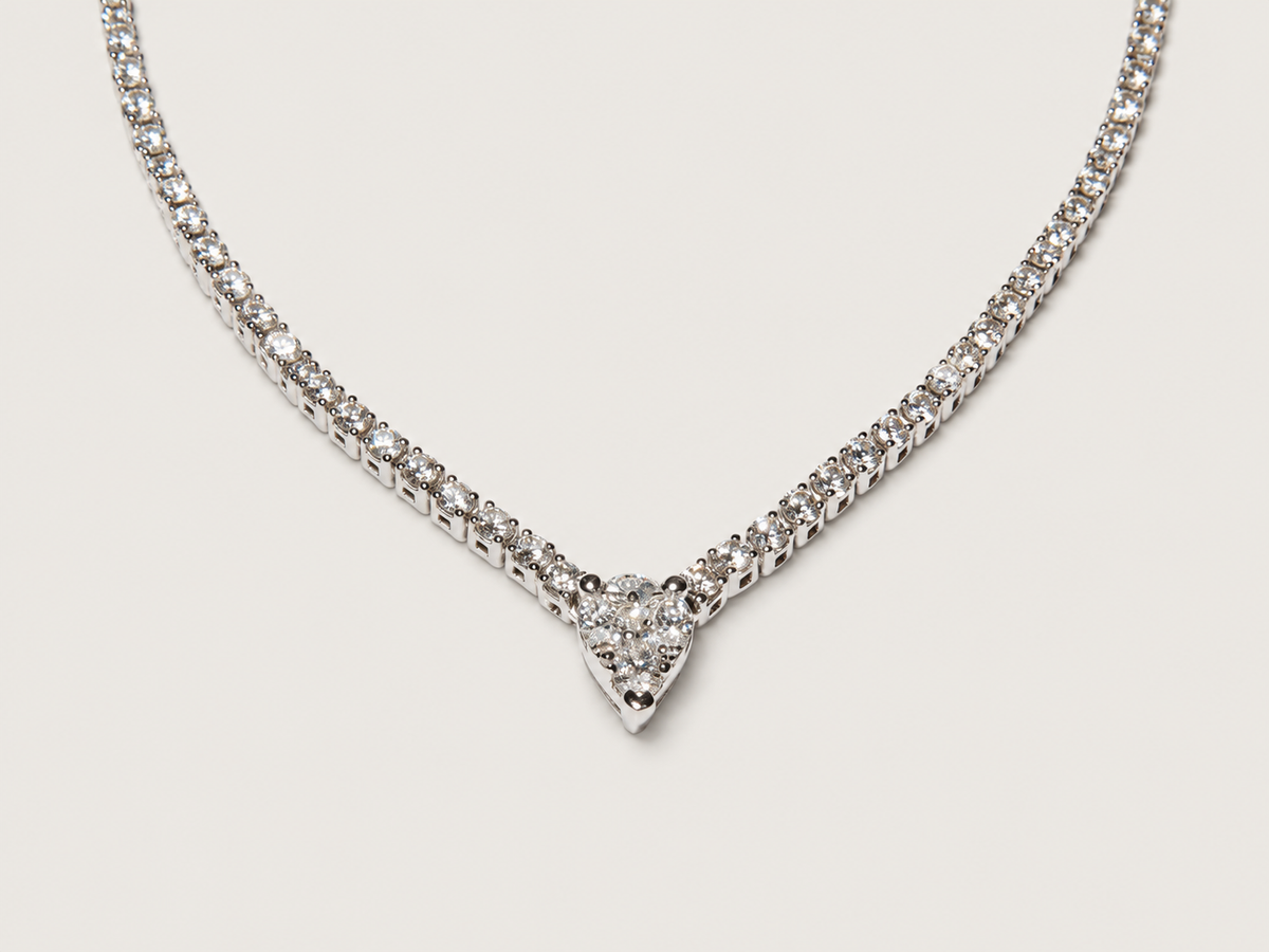 Colar Constellation Riviera em Ouro Branco 18k e Diamantes