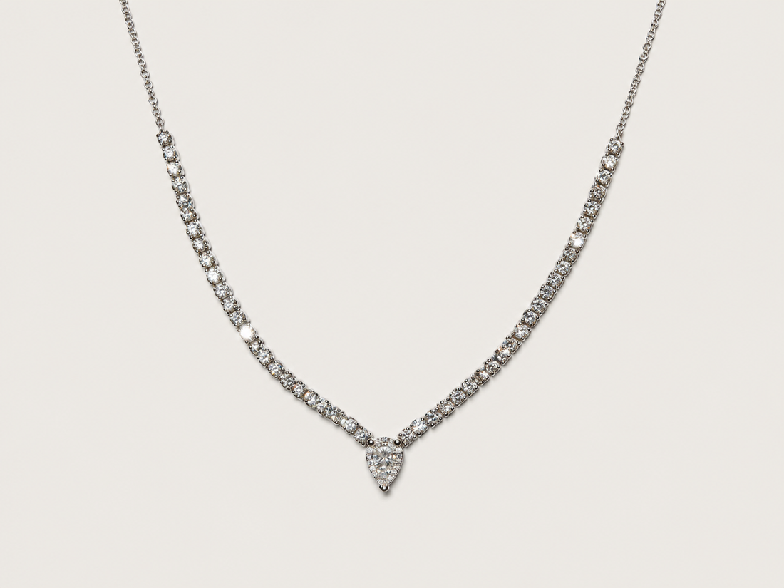 Colar Constellation Riviera em Ouro Branco 18k e Diamantes