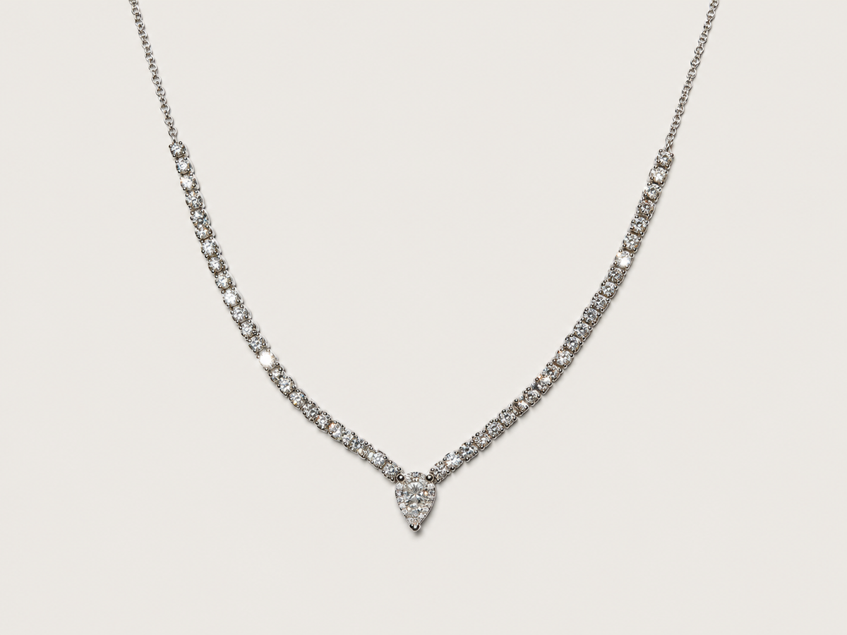 Colar Constellation Riviera em Ouro Branco 18k e Diamantes