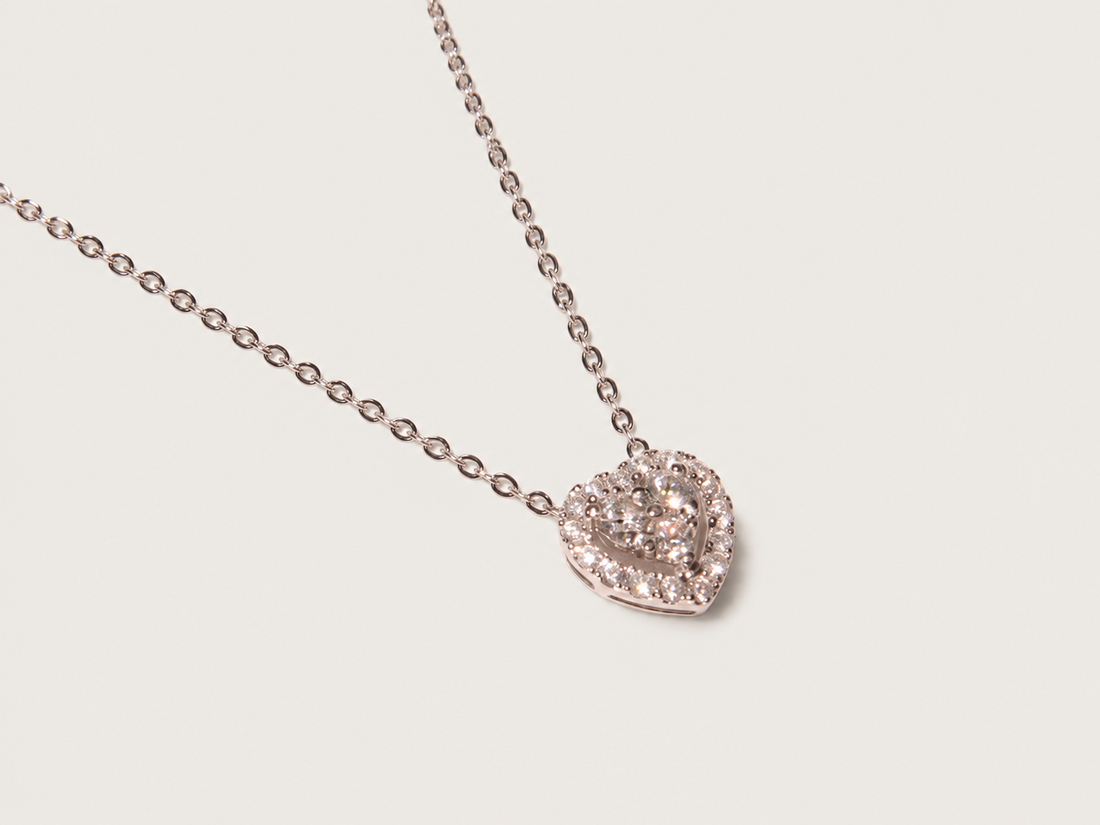 Colar Tendresse em Ouro Branco 18k e Diamantes