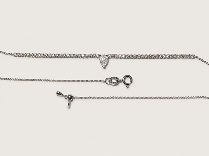 Colar Constellation Riviera em Ouro Branco 18k e Diamantes