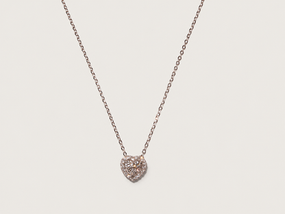 Colar Tendresse em Ouro Branco 18k e Diamantes