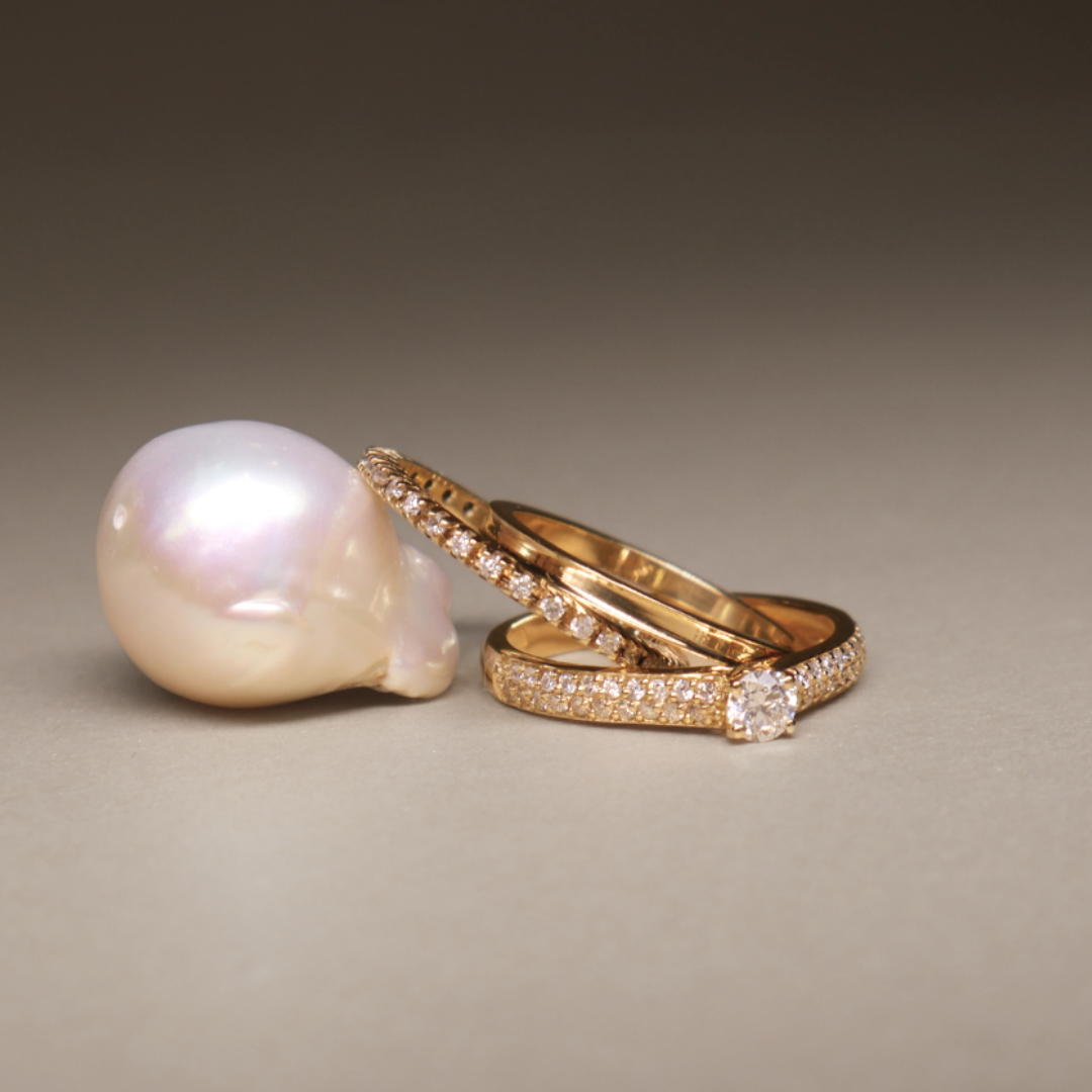 Anel Lumiére Ouro e Diamantes