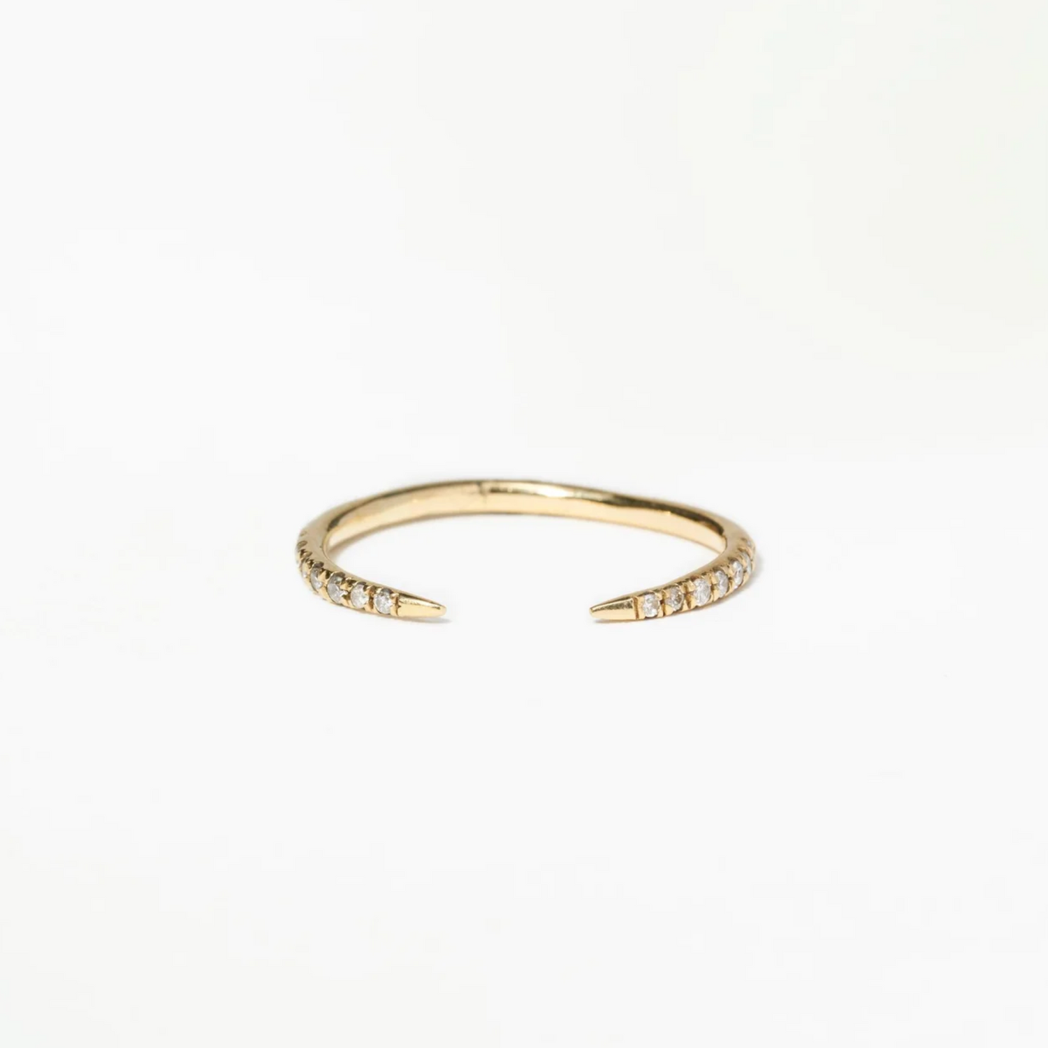 Anel Open Ouro Diamante