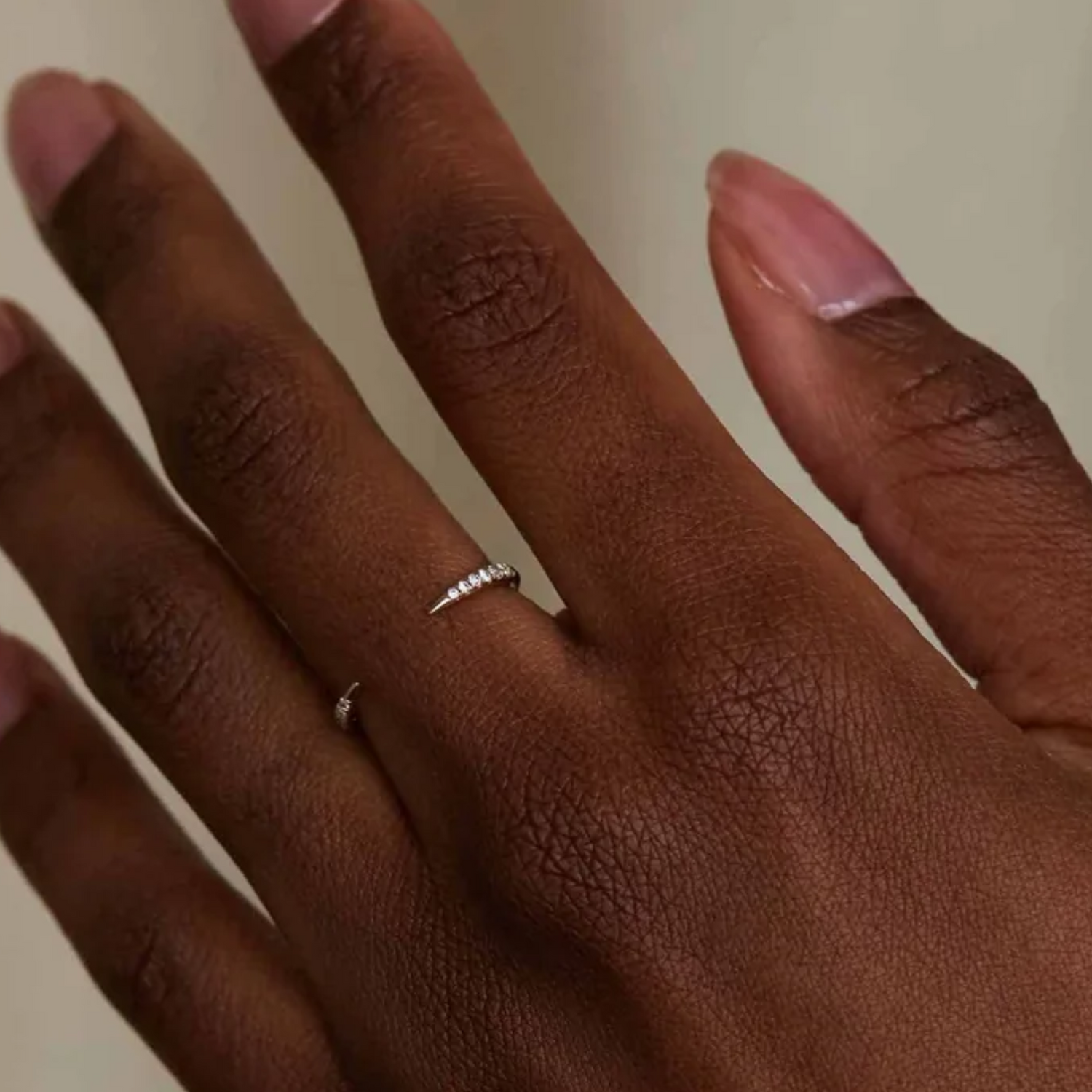 Anel Open Ouro Diamante