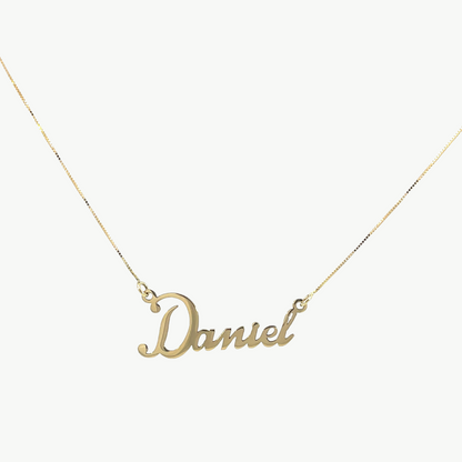 Colar Nome Personalizado Ouro