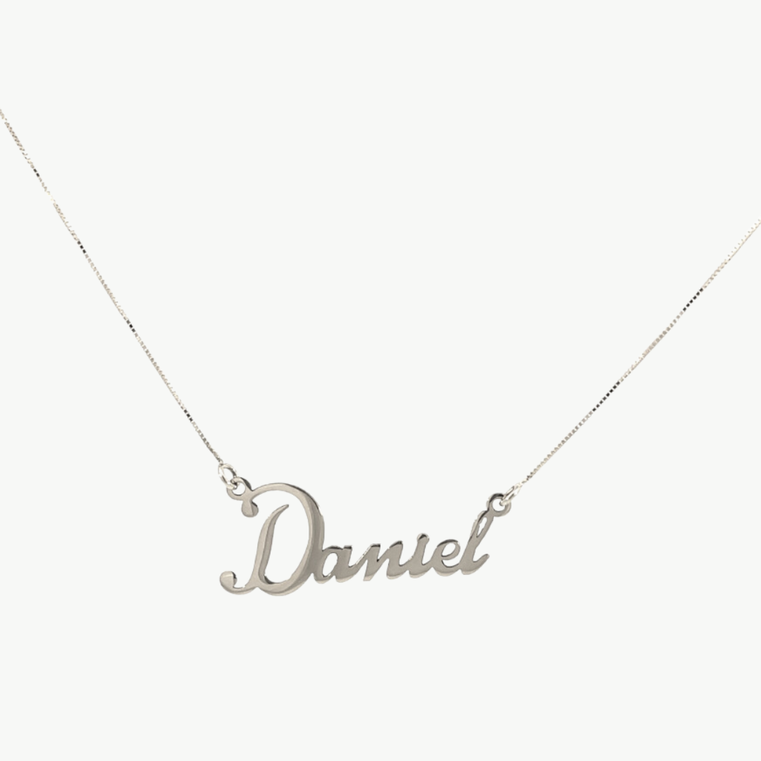 Colar Nome Personalizado Ouro