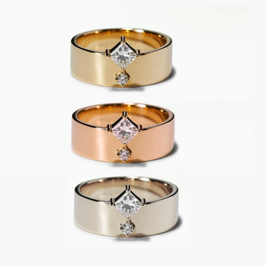 Aliança Basic Heritage Diamond