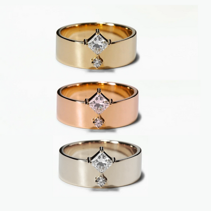 Aliança Basic Heritage Diamond