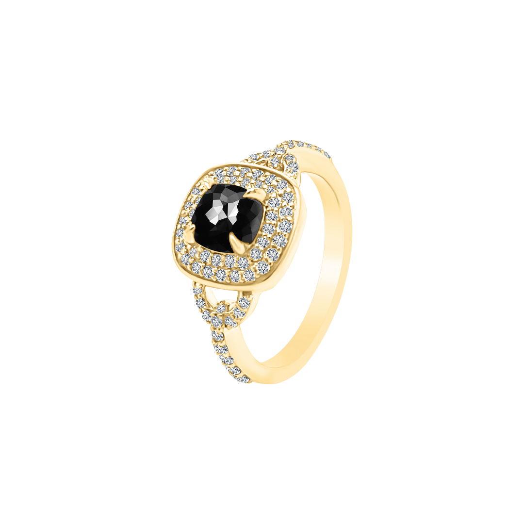 Anel Adele Diamante Negro