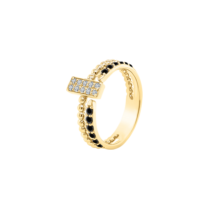 Anel Zoe Diamante Negro