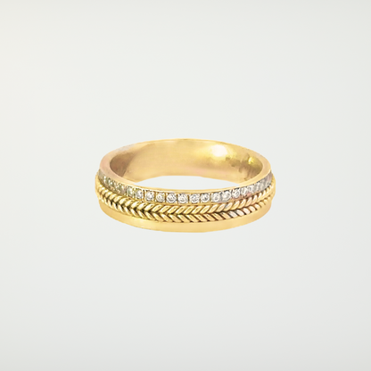 Aliança Lien Etern Diamante