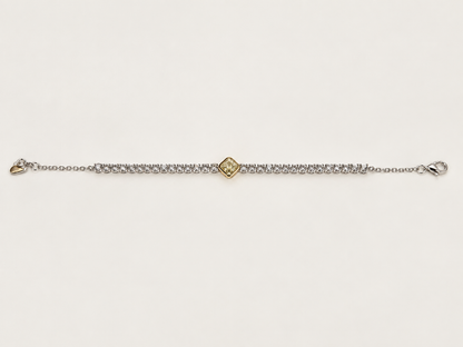 Pulseira Soleil em Ouro 18k e Diamantes