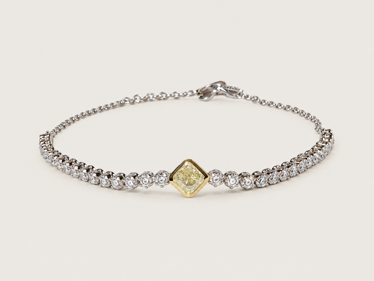 Pulseira Soleil em Ouro 18k e Diamantes
